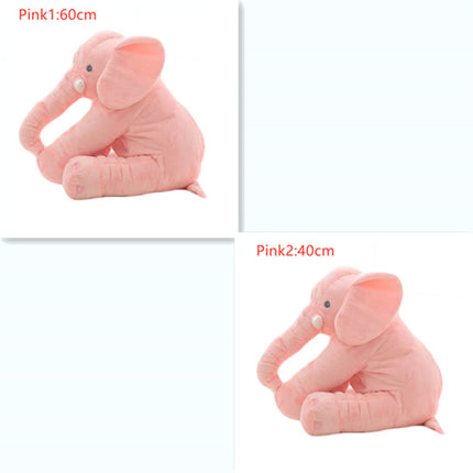Almohada elefante de peluche para bebé, cómoda para dormir