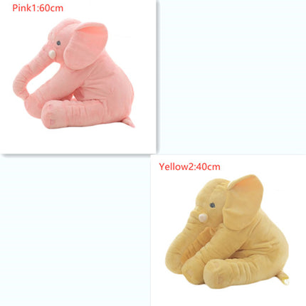 Almohada elefante de peluche para bebé, cómoda para dormir