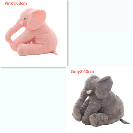 Almohada elefante de peluche para bebé, cómoda para dormir