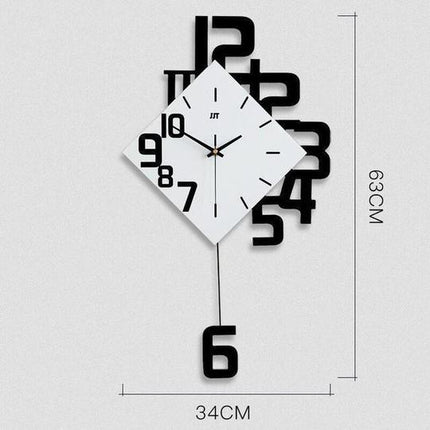 Reloj Digital Personalizado Reloj de Pared de Moda Creativo de Madera Decorativo