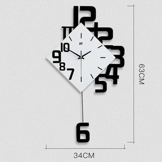 Reloj Digital Personalizado Reloj de Pared de Moda Creativo de Madera Decorativo
