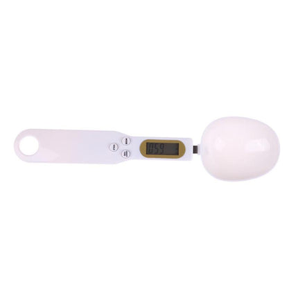 Báscula digital de cocina LCD Cuchara medidora electrónica de alimentos Cuchara medidora de café, té y azúcar en gramos Herramientas de cocina