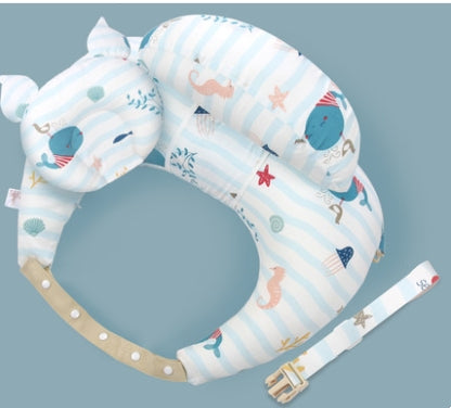 Cojines de lactancia para bebés, almohada de maternidad multifunción, ajustable para lactantes y recién nacidos, con cubierta lavable en capas