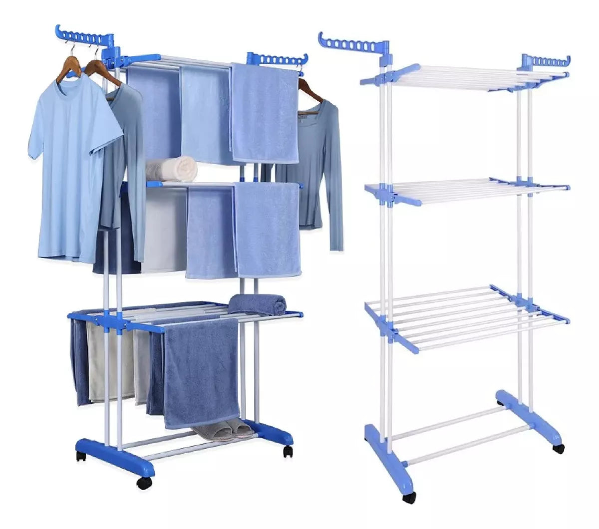 Tendedero pegable  Con ruedas