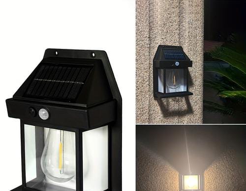 Lámpara solar  de pared tipo candelabro