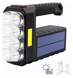 Lampara Solar Cob Recargable 8 Leds