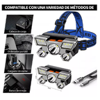 Lampara De Minero De Cabeza Recargable