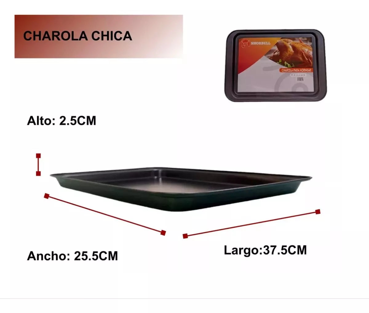 Kit de charolas galleteras Shorbull