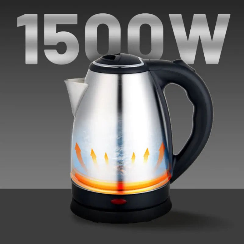 Tetera Cafetera Eléctrica 2L Inoxidable