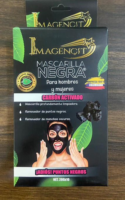 Imagencit Mascarilla Negra Carbón Activa