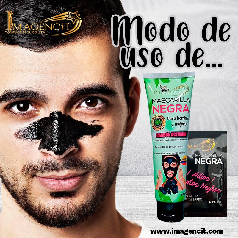 PACKSACH MASCARILLA DORADA ALGAS NEGRO