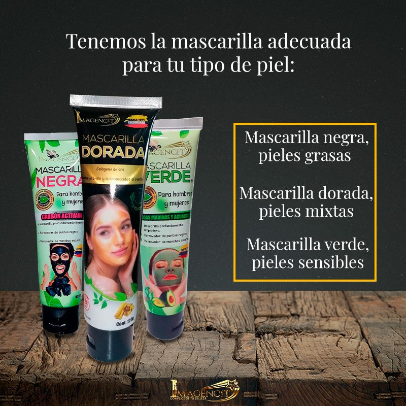 MASCARILLA VERDE ALGAS Y AGUACATE TUBO