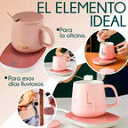 Taza Calentador Eléctrica Rosa