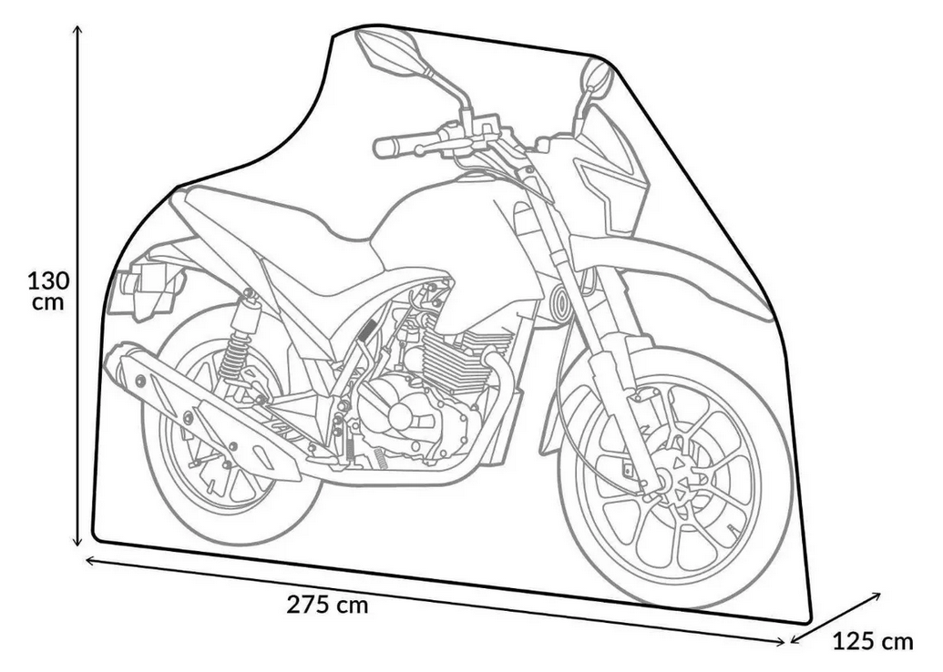 Funda Cubierta Impermeable Para Moto
