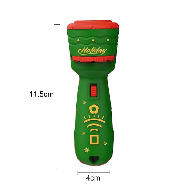 Linterna de mano c/proyección de navidad