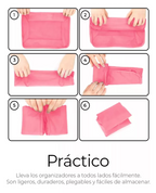 Set 8 Pz Organizador de Maletas Imper.