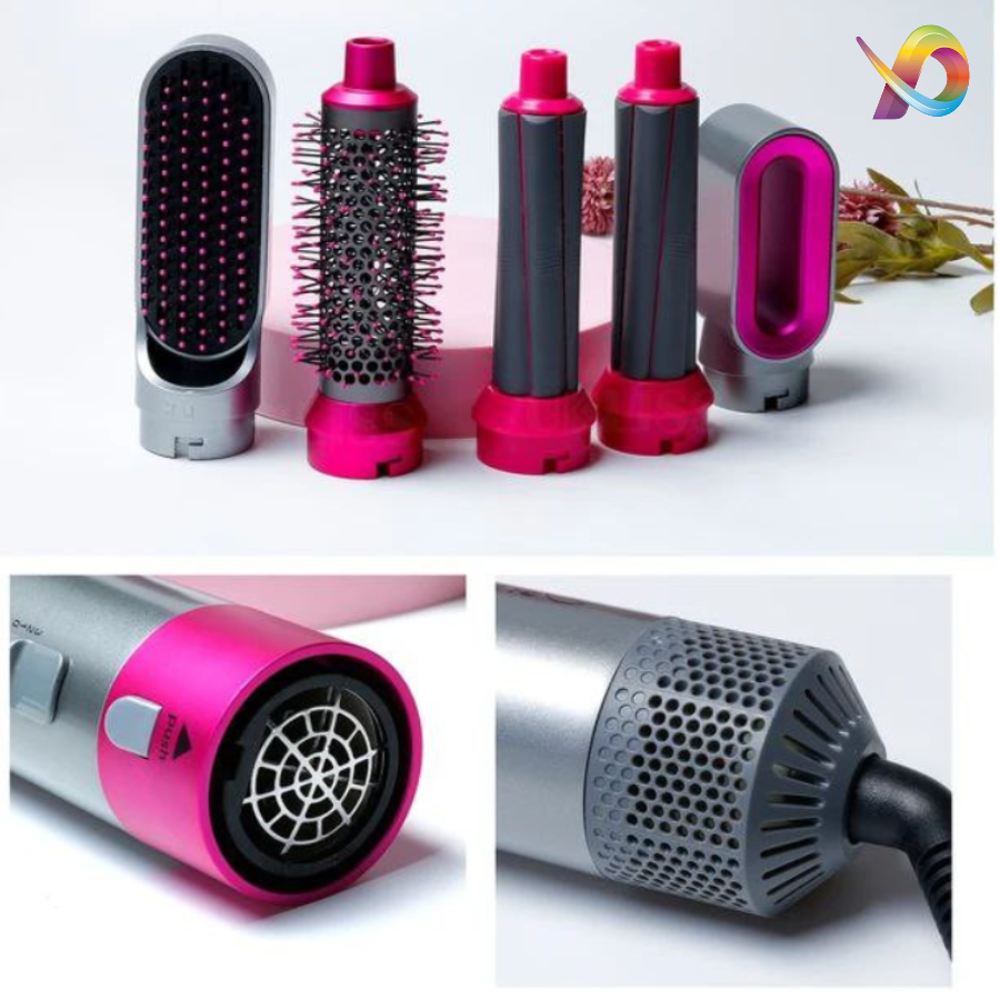 5 En 1 Cepillo De Cabello Electrico