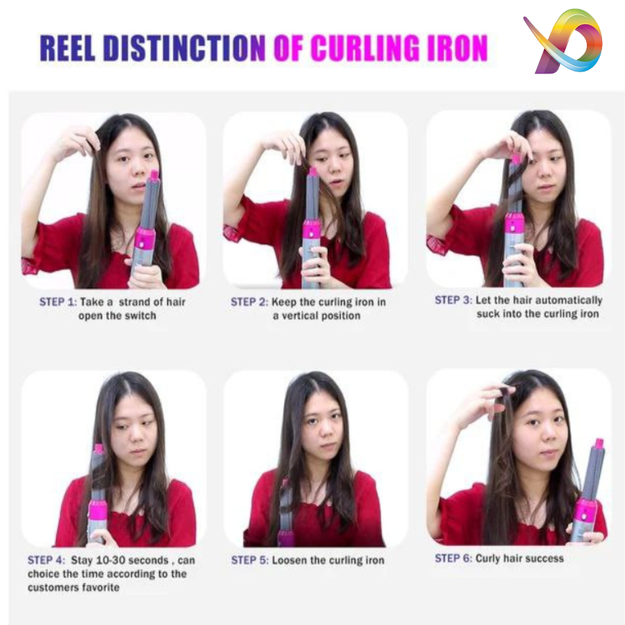 5 En 1 Cepillo De Cabello Electrico