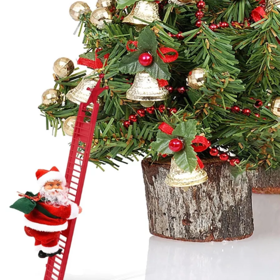 Santa Claus Escalera Musical Navidad