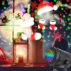 PROYECTOR DE FIGURAS NAVIDEÑAS RGB
