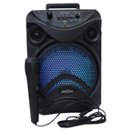 BOCINA BT 8" DUA RGB SD AUX FM JK11
