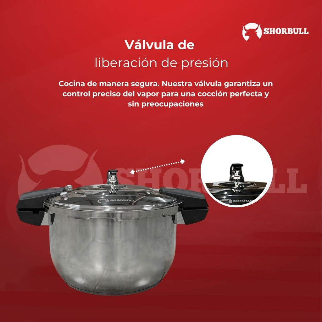 Olla Express 14 Litros Acero Inoxidable