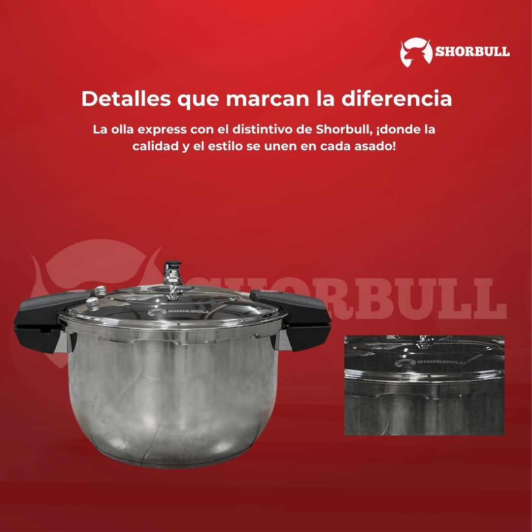 Olla Express 14 Litros Acero Inoxidable