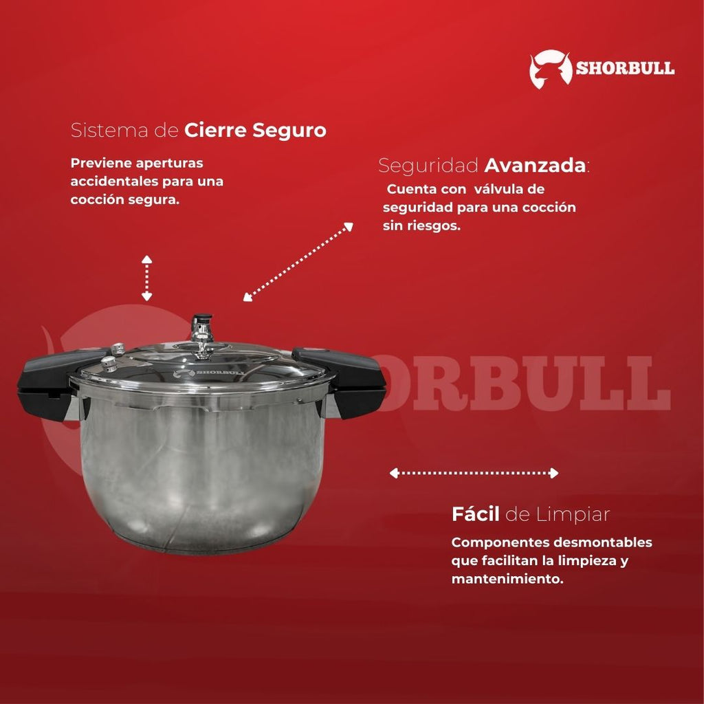 Olla Express 14 Litros Acero Inoxidable