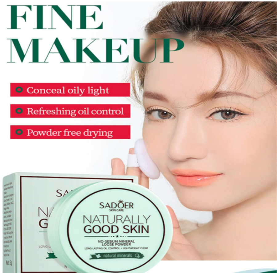 Polvo Mineral Facial Para Controlar El B