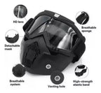 Máscara Careta Motocross Desmontable