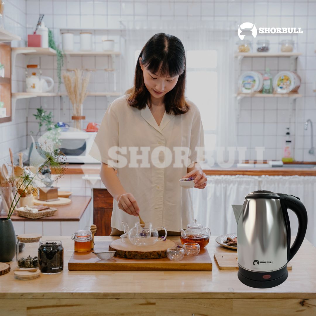 Tetera Eléctrica de Acero Shorbull