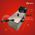 Freidora  de aceite, 4L- Shorbull