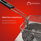 Freidora  de aceite, 4L- Shorbull