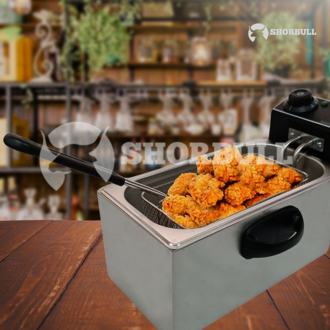 Freidora  de aceite, 4L- Shorbull