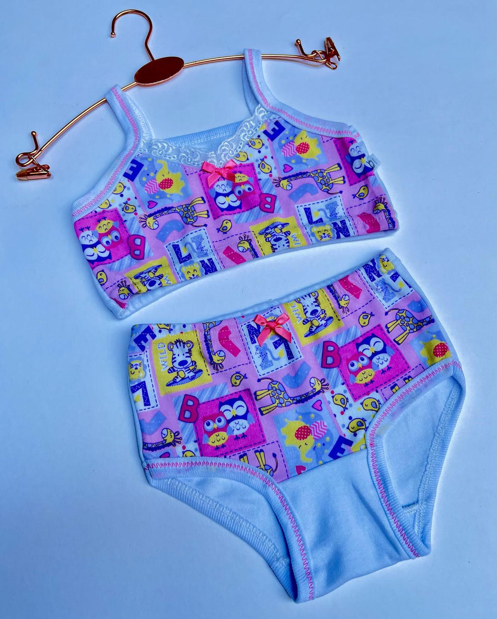 COORD ROPA INTERIOR NIÑA T:8 AÑOS BLANCO