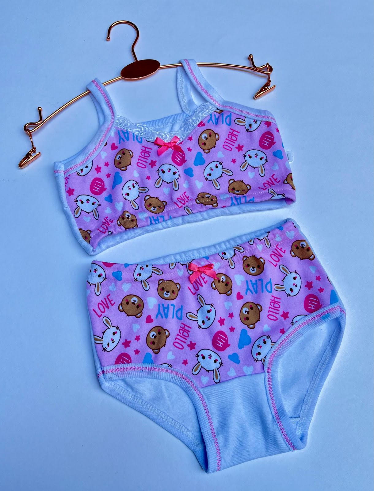 COORD ROPA INTERIOR NIÑA T:10 AÑOS BLANC