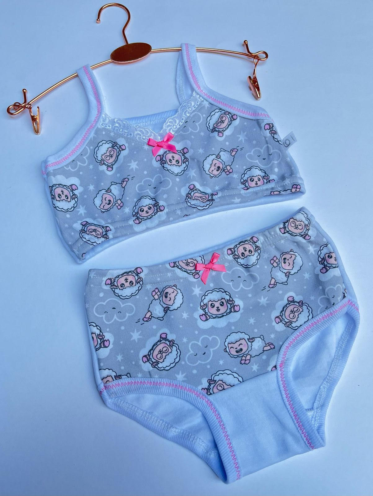 COORD ROPA INTERIOR NIÑA T:8 AÑOS BLANCO