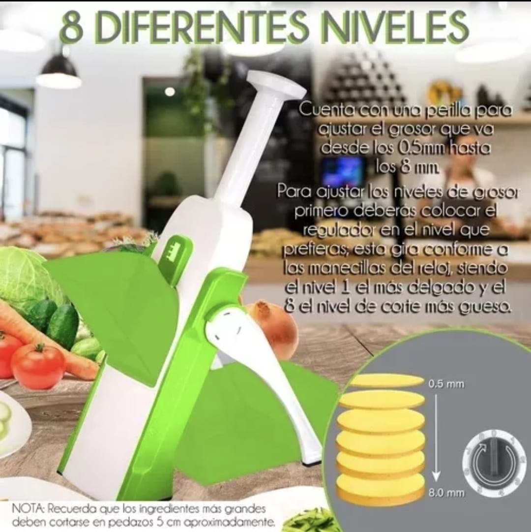 Rebanador Cortador Rayador De Verduras