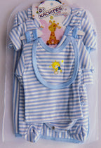 KIT ROPA 7 PZS BEBE T: 0 A 10 MESES ROSA