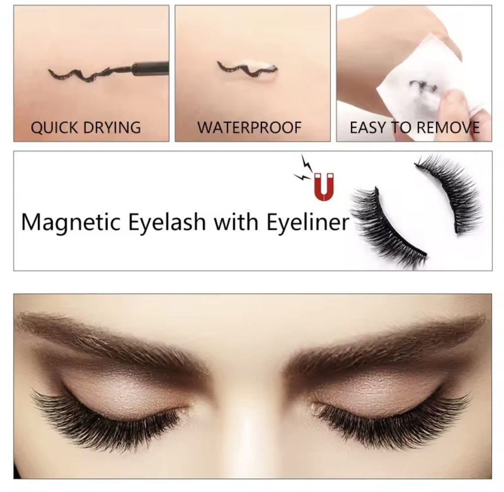 Pestañas Magnéticas Postizas