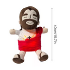 Peluche Jesús Respira Música Rojo o Azul