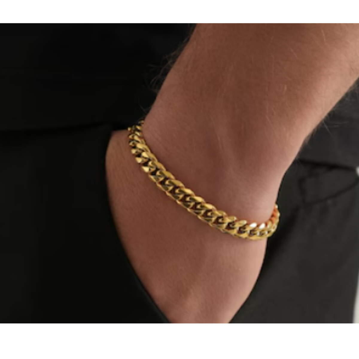 Esclava Eslabones Dorada