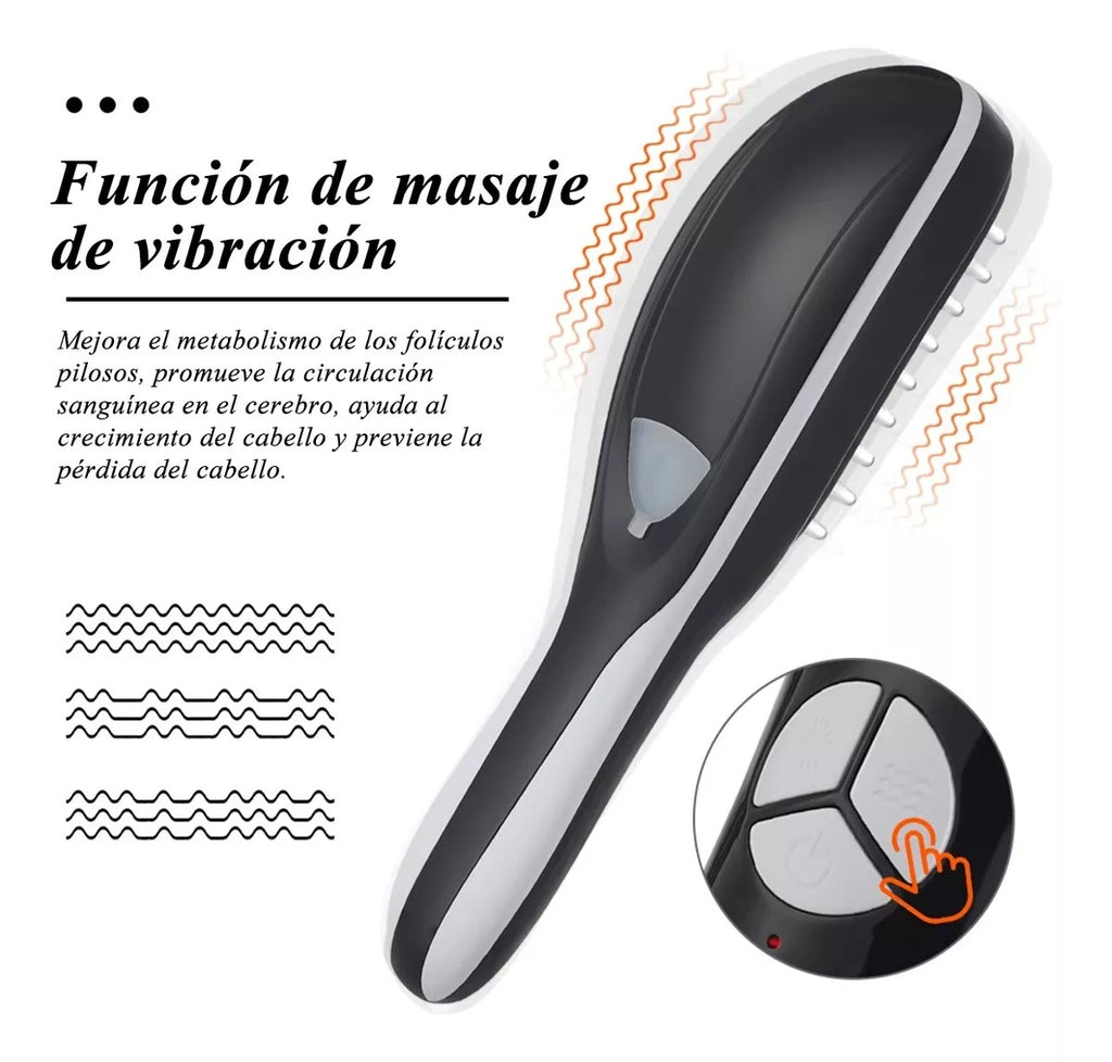 Cepillo De Masaje Eléctrico Con Luz Spra