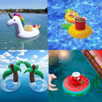 Portavasos Inflables  Piscina 1 pz azar