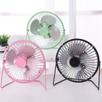 Mini Ventilador Usb Metalico Portatil