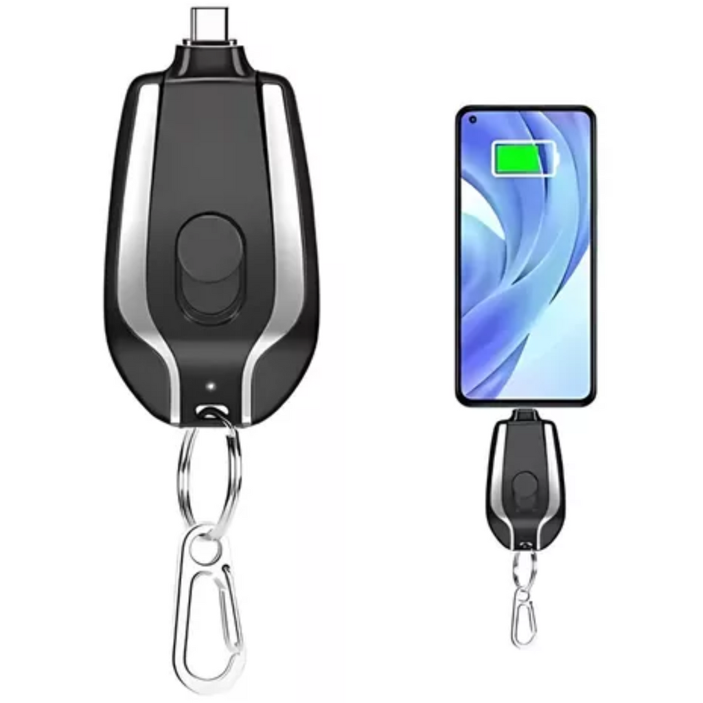 Llavero Rosado Portátil Cargador iPhone