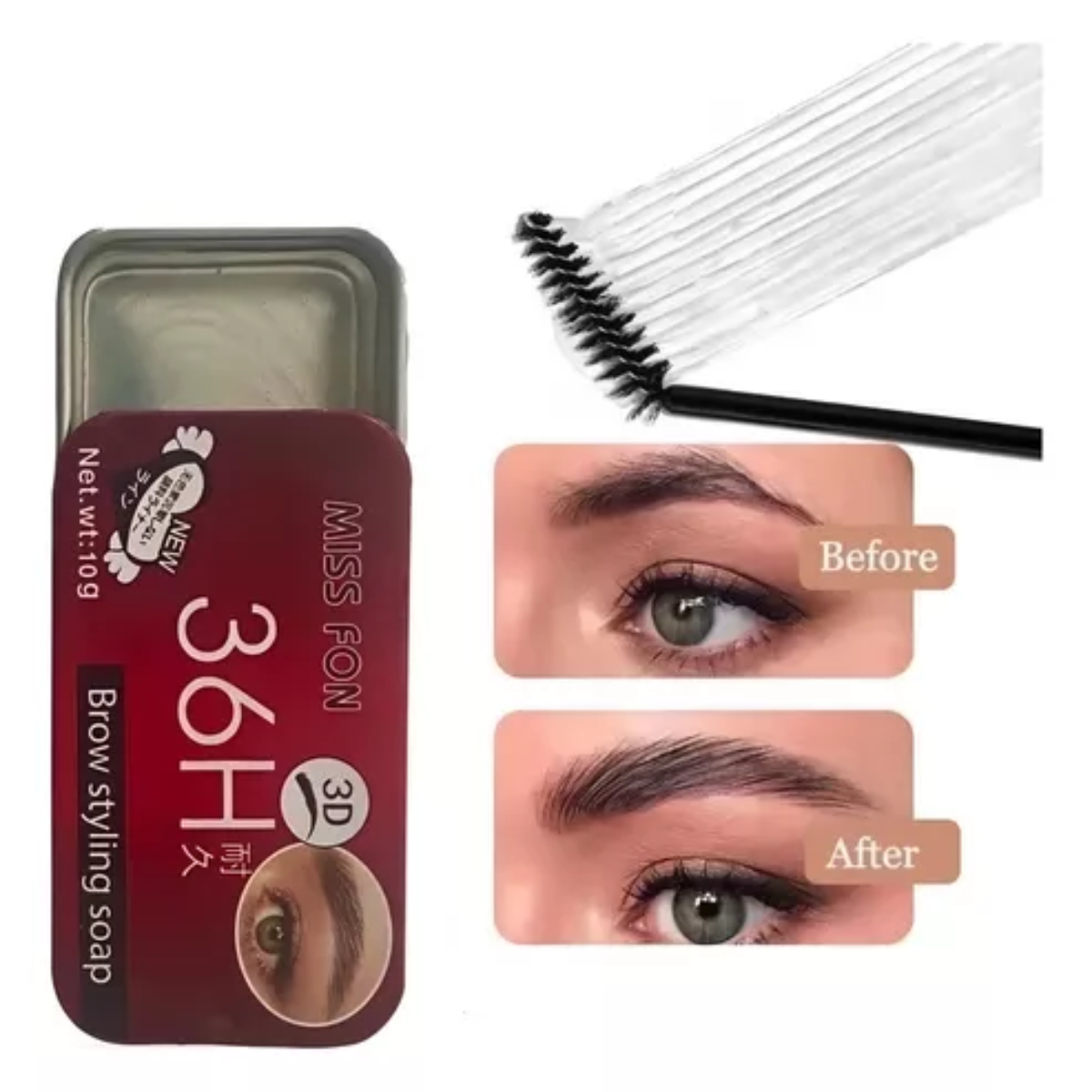 Jabón 36h Cera Peinar Cejas