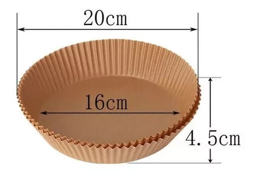 100 Protectores de Freidora de Papel