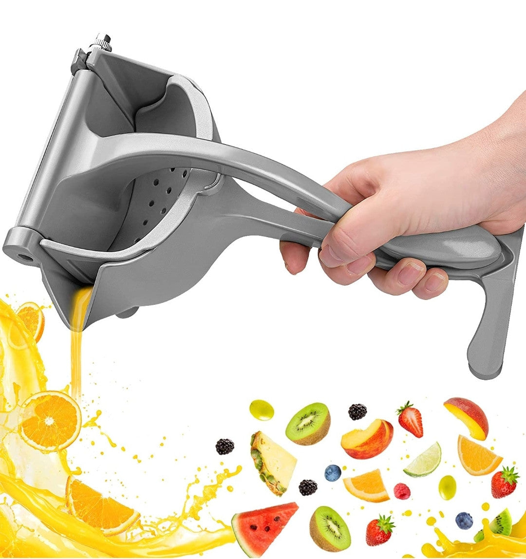 Exprimidor manual de acero inoxidable