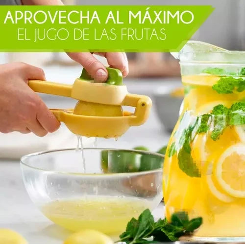 Exprimidor Manual De Frutas Doble Accion